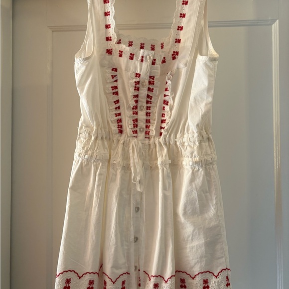 Damson Madder Amaya Cherries Dress, US 6/UK 10 - Picture 2 of 6